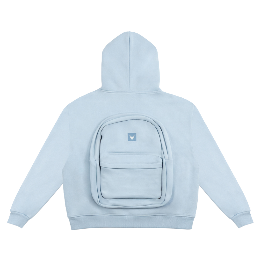 Backpack Hoodie Fly &ndash; Cloud Blue